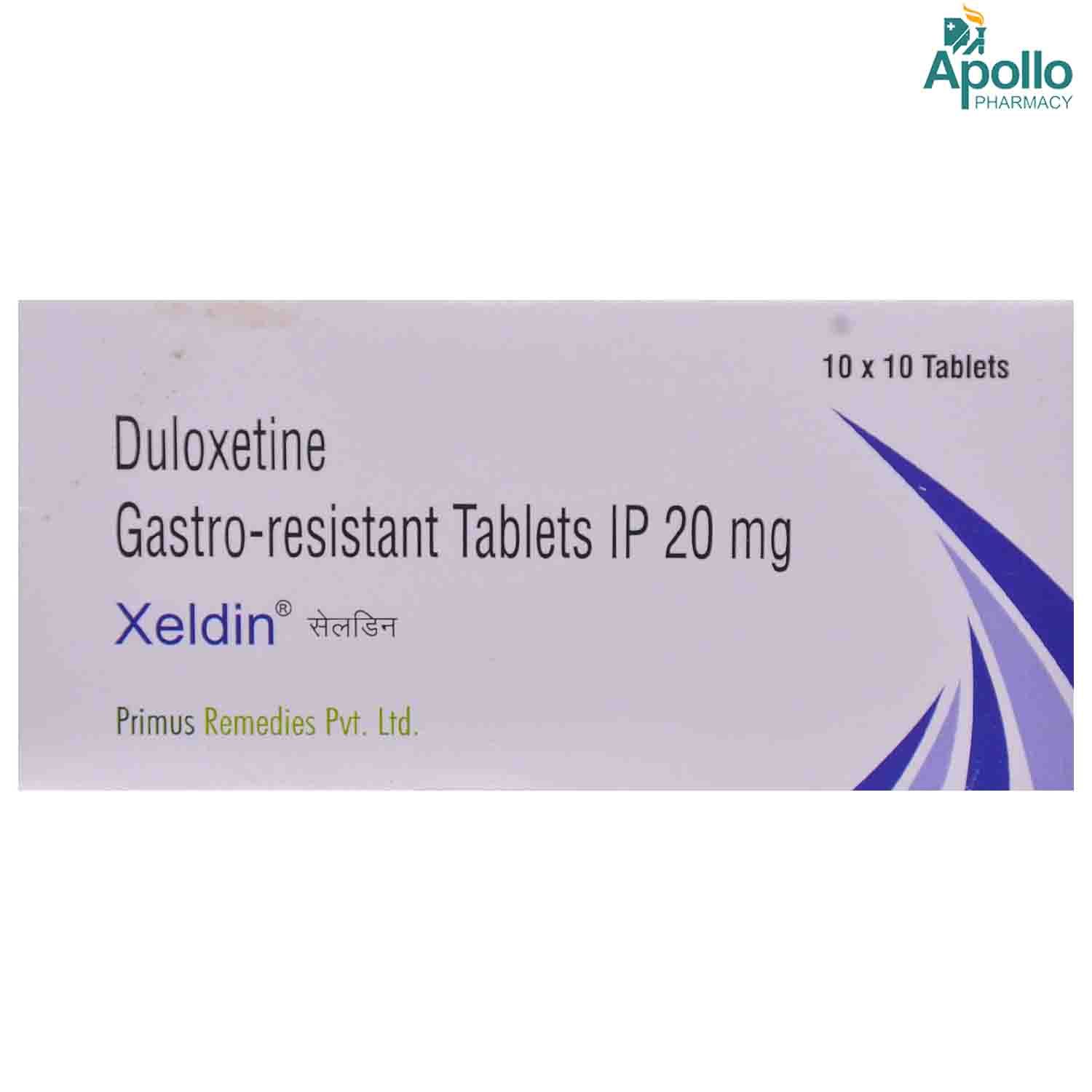 Buy Xeldin 20 Tablet 10's Online