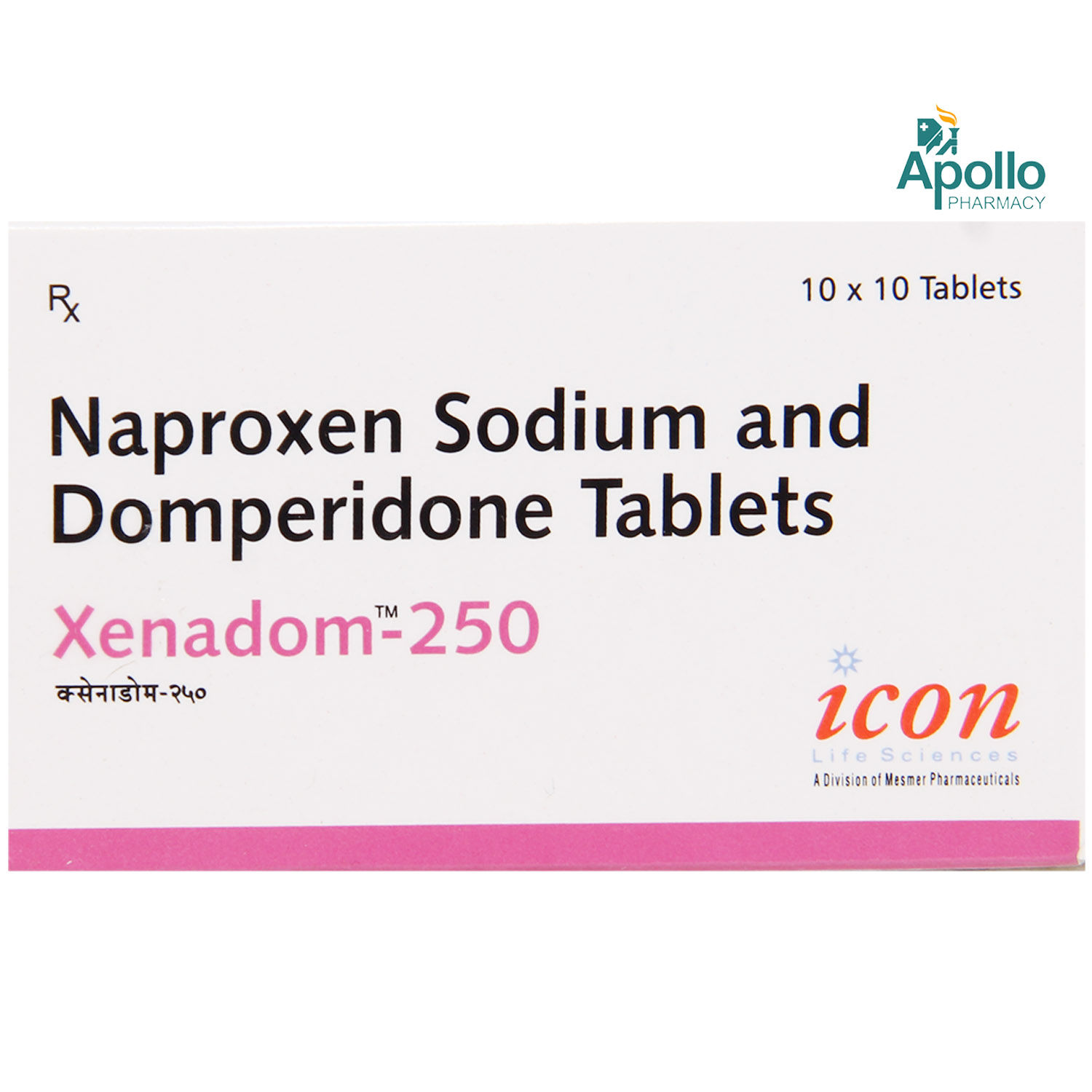 Buy Xenadom-250 Tablet 10's Online