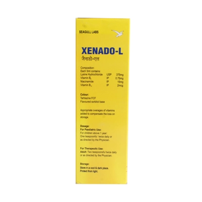 Xenado-L Sugar Free Syrup 200 ml, Pack of 1