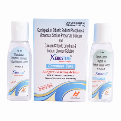 Xerostene Mouth Gargle Combipack 2x15 ml, Pack of 1 Combipack