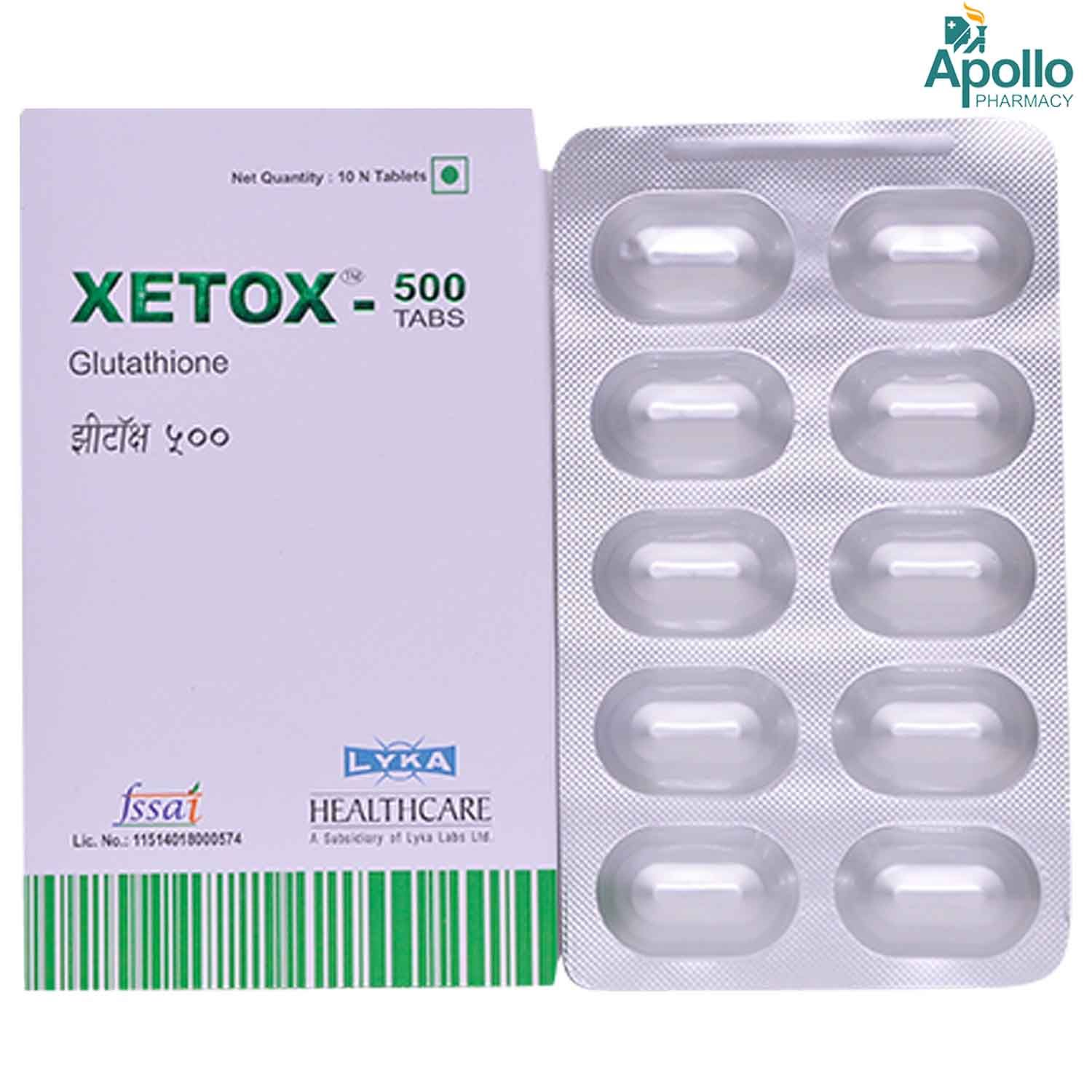 Buy Xetox 500 Tablet 10's Online