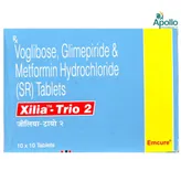 XILIA TRIO 2MG TABLET, Pack of 10 TABLETS