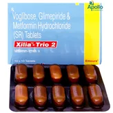 XILIA TRIO 2MG TABLET, Pack of 10 TABLETS
