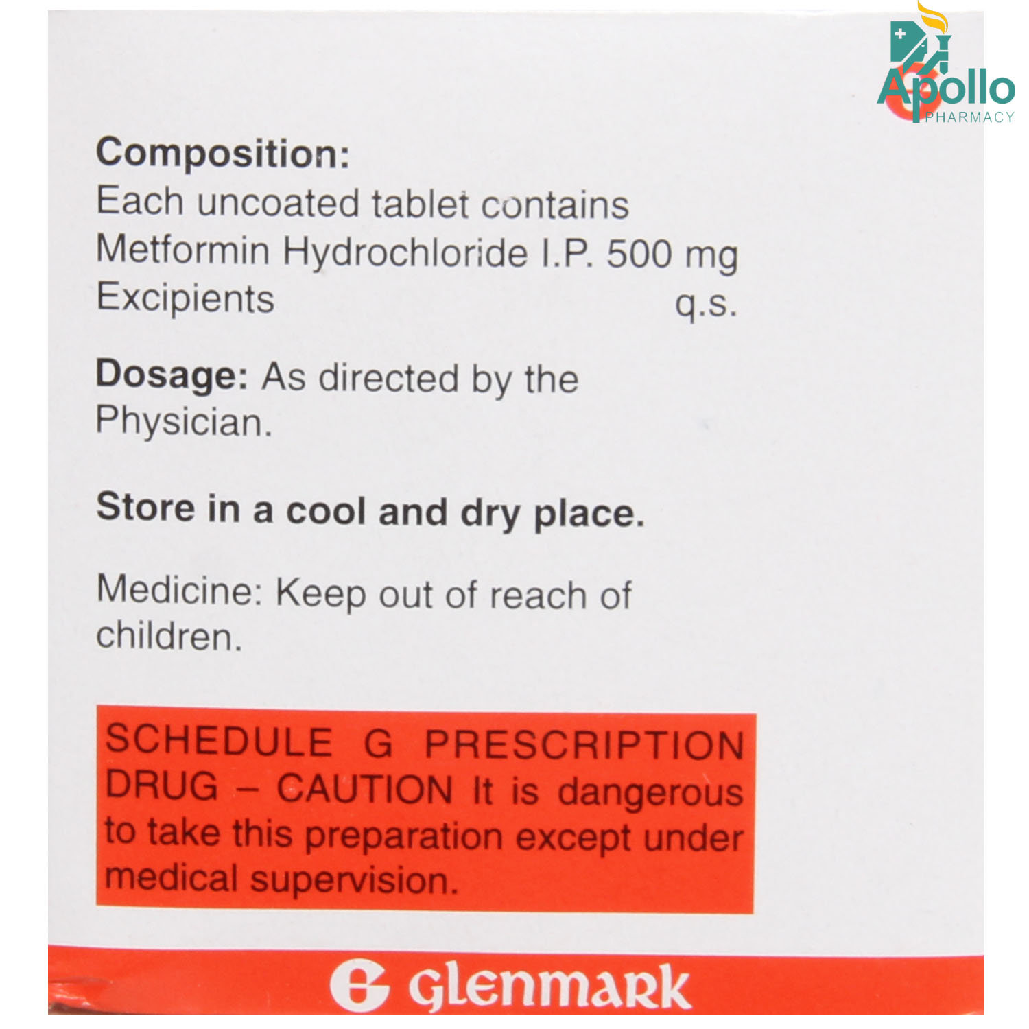 Xmet 500 Tablet 15's, Pack of 15 TABLETS Xmet 500 Tablet 15's, Pack of 15 TABLETS