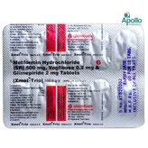 Xmet-Trio 500/0.2/2 Tablet 10's, Pack of 10 TabletS