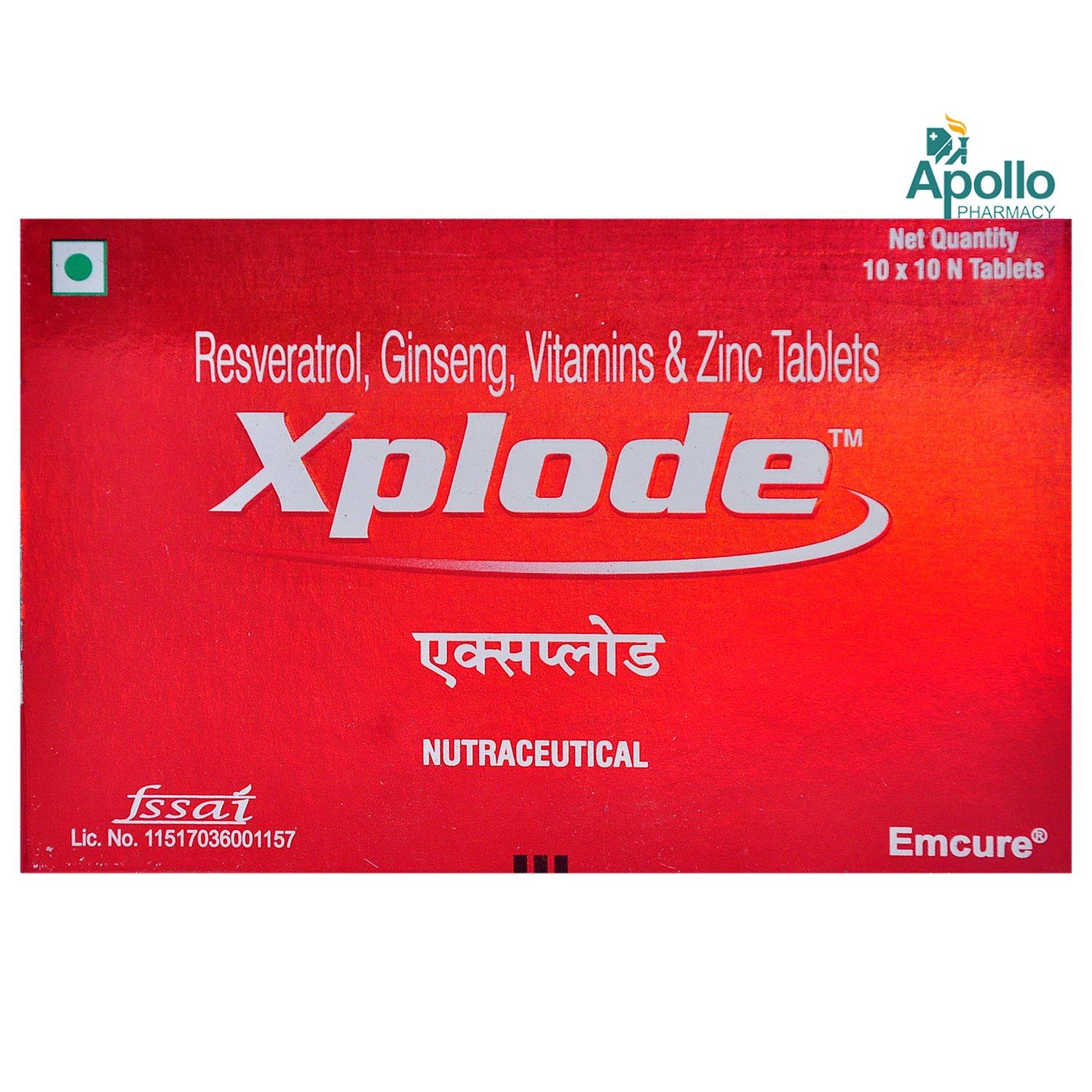 Buy Xplode Tablet 10's Online