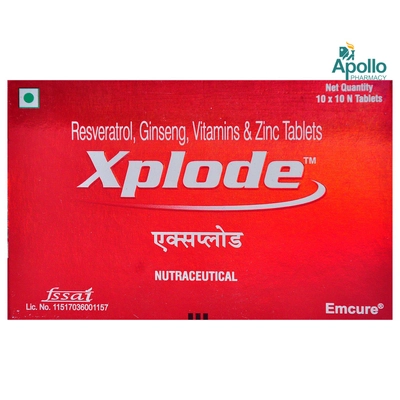 Xplode Tablet 10's, Pack of 10 TABLETS