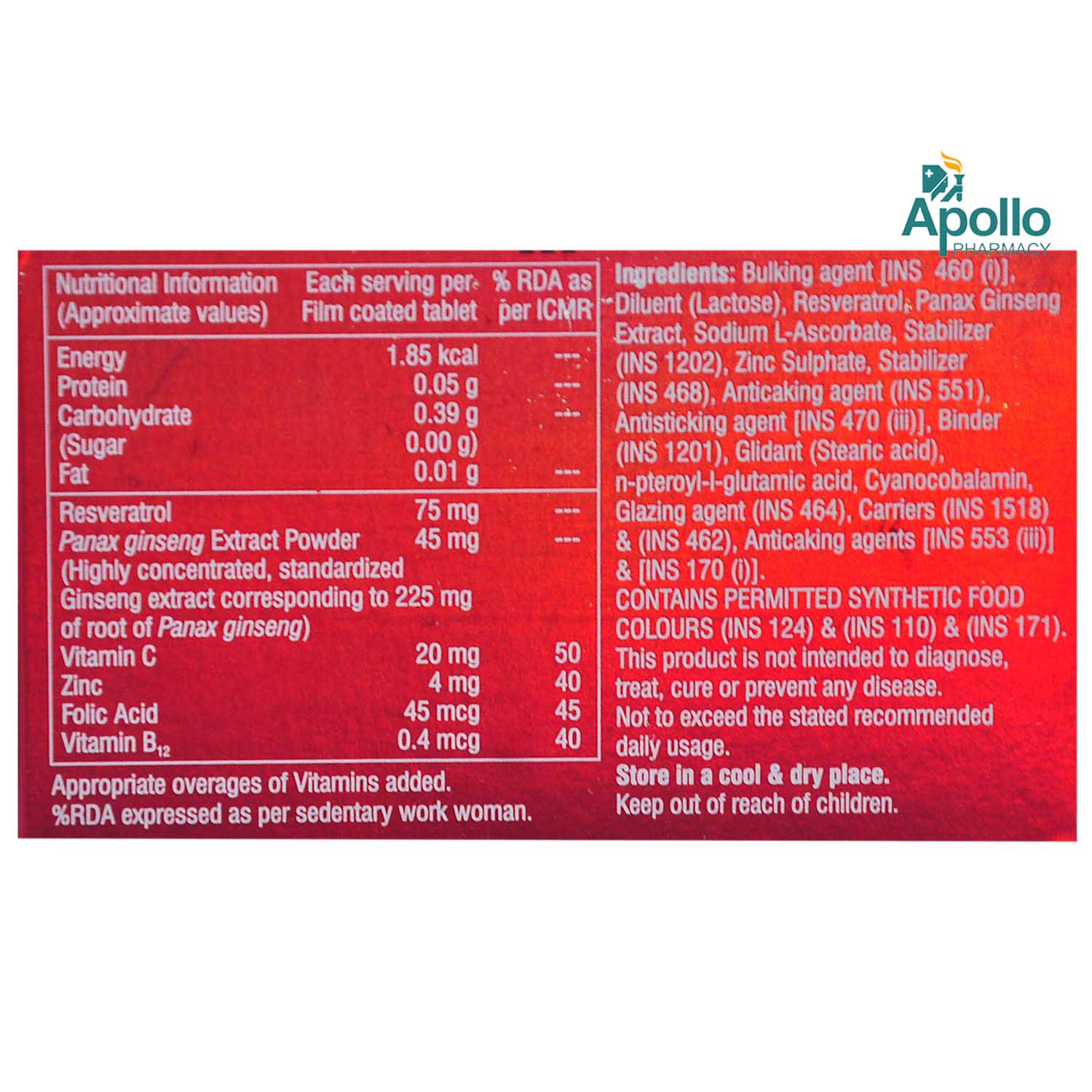 Xplode Tablet 10's Price, Uses, Side Effects, Composition - Apollo Pharmacy