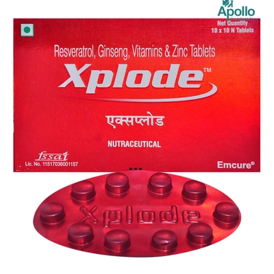 Xplode Tablet 10's, Pack of 10 TABLETS