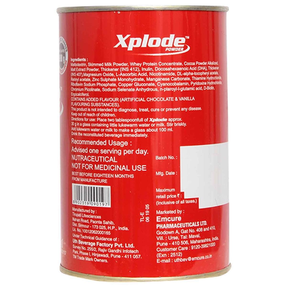 Xplode Powder 200 gm Price, Uses, Side Effects, Composition Apollo