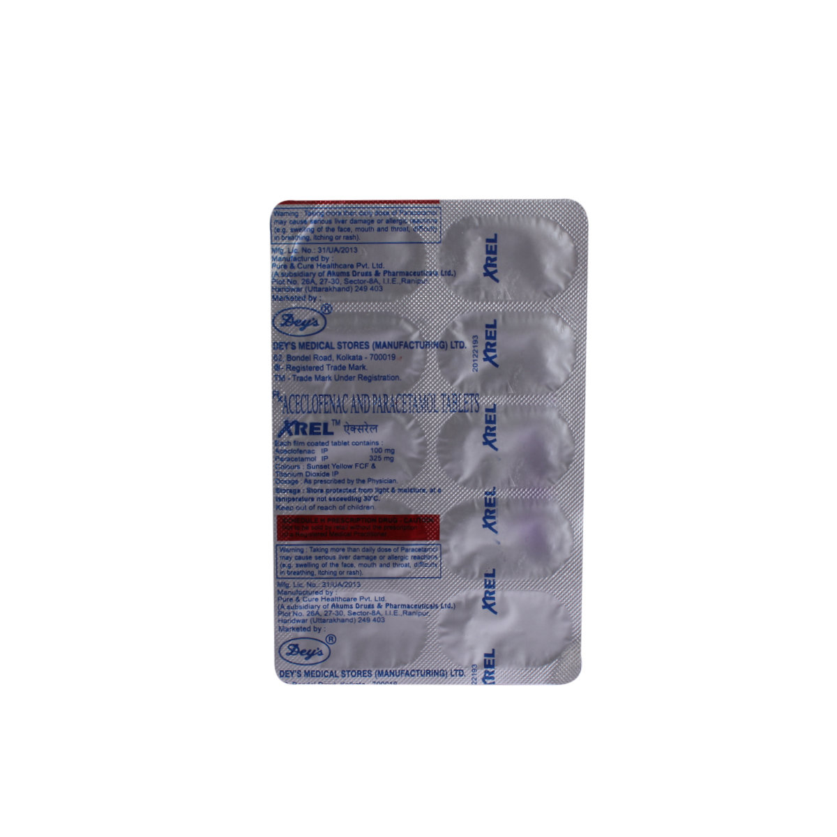 Xrel Tablet 10's, Pack of 10 TabletS Xrel Tablet 10's, Pack of 10 TabletS