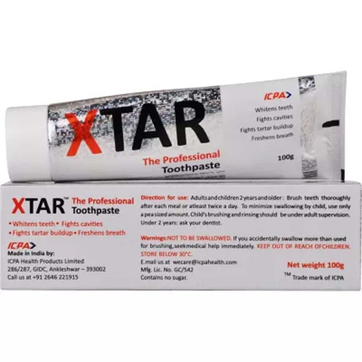 Xtar Toothpaste, 100 gm Price, Uses, Side Effects, Composition - Apollo ...