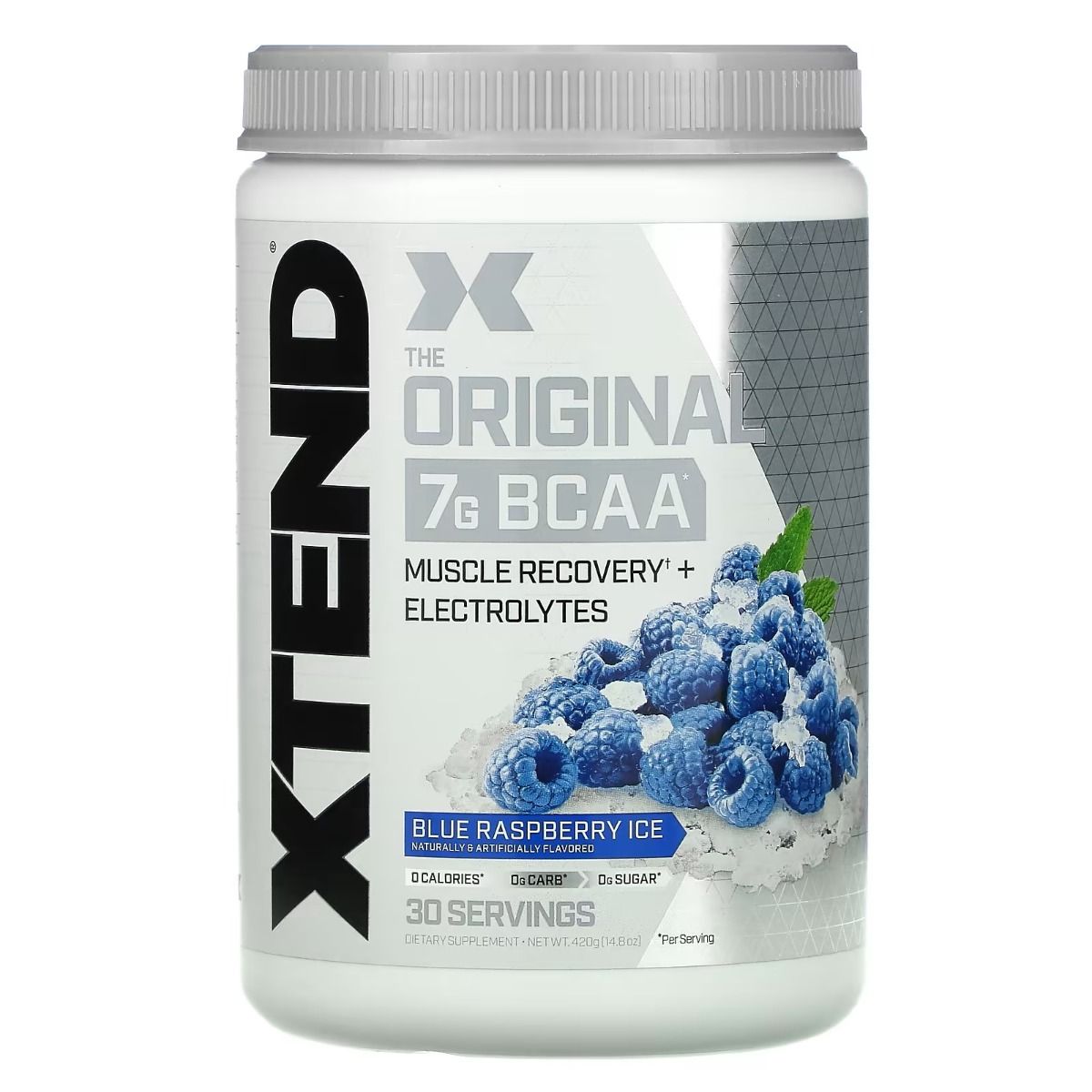 Xtend Original 7G BCAA Blue Raspberry Ice Flavour Powder, 420 gm Price