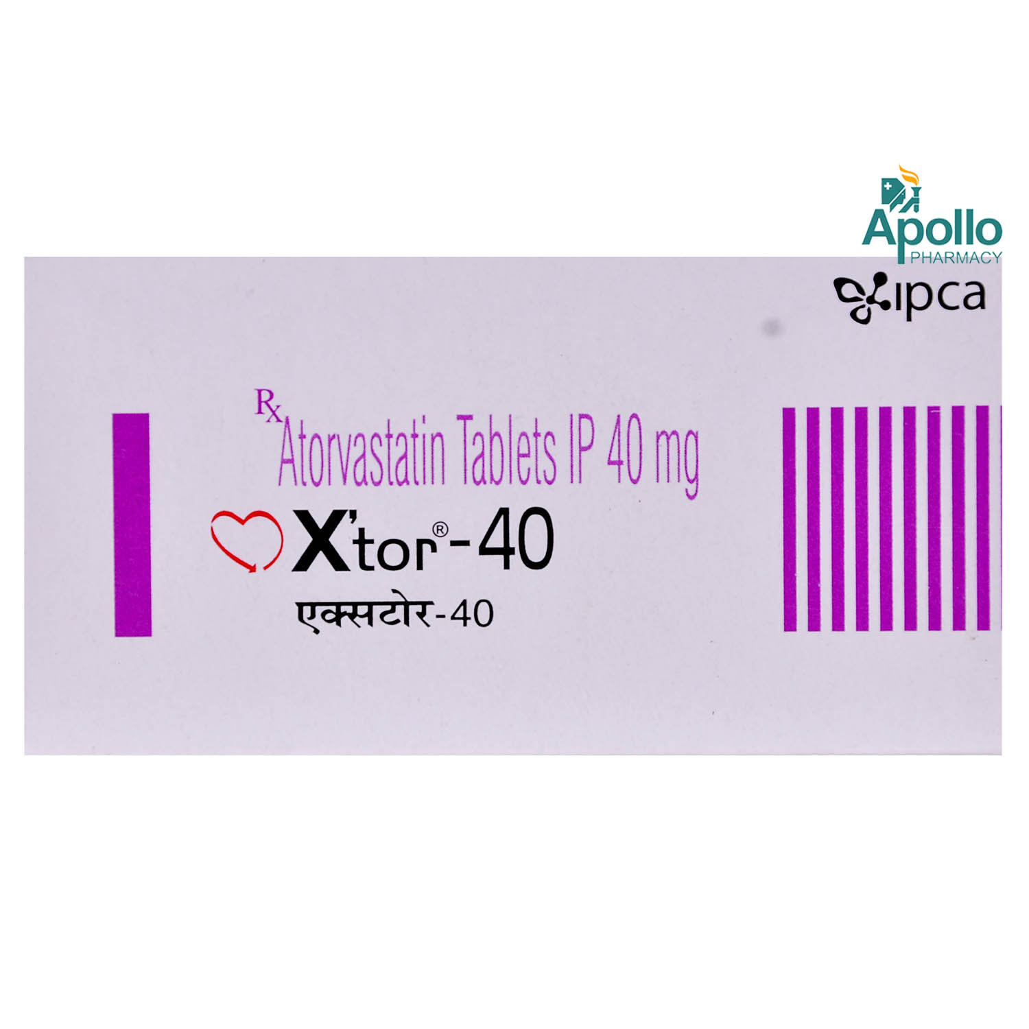 Xtor 40 Tablet 10's, Pack of 10 TABLETS Xtor 40 Tablet 10's, Pack of 10 TABLETS