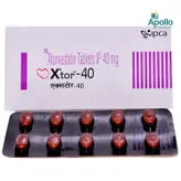 Xtor 40 Tablet 10's, Pack of 10 TABLETS