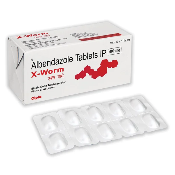 X-Worm 400mg Tablet 1's, Pack of 1 TABLET