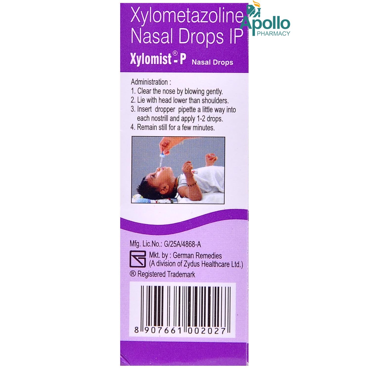 Xylomist-P Nasal Drops 10 ml, Pack of 1 Nasal Drops Xylomist-P Nasal Drops 10 ml, Pack of 1 Nasal Drops