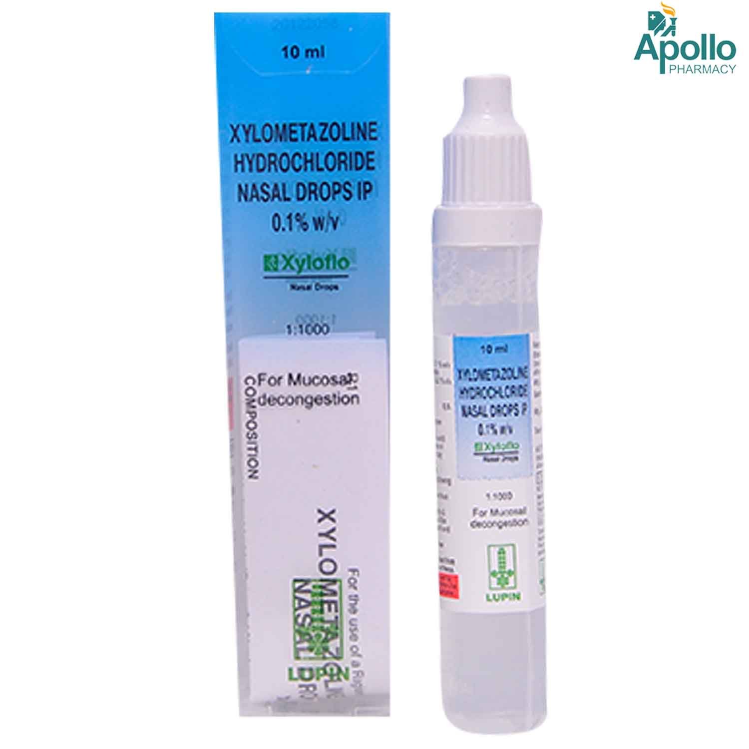 Xyloflo Nasal Drops 10 ml, Pack of 1 NASAL DROPS Xyloflo Nasal Drops 10 ml, Pack of 1 NASAL DROPS