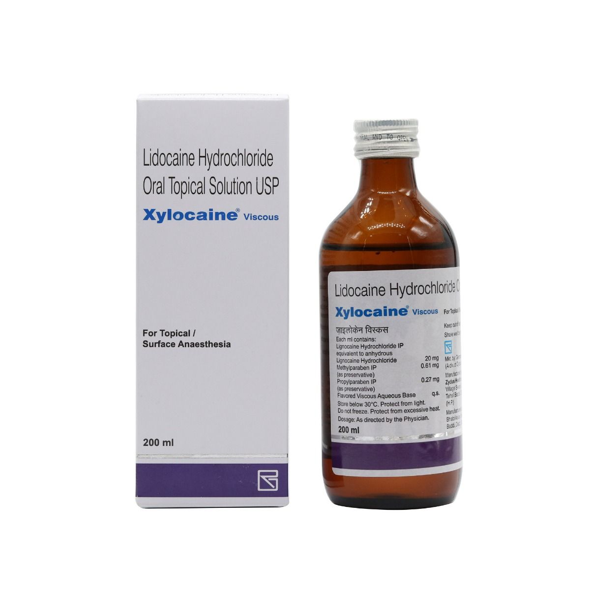 Buy Xylocaine Viscous 20 mg Topical Solution 200 ml Online