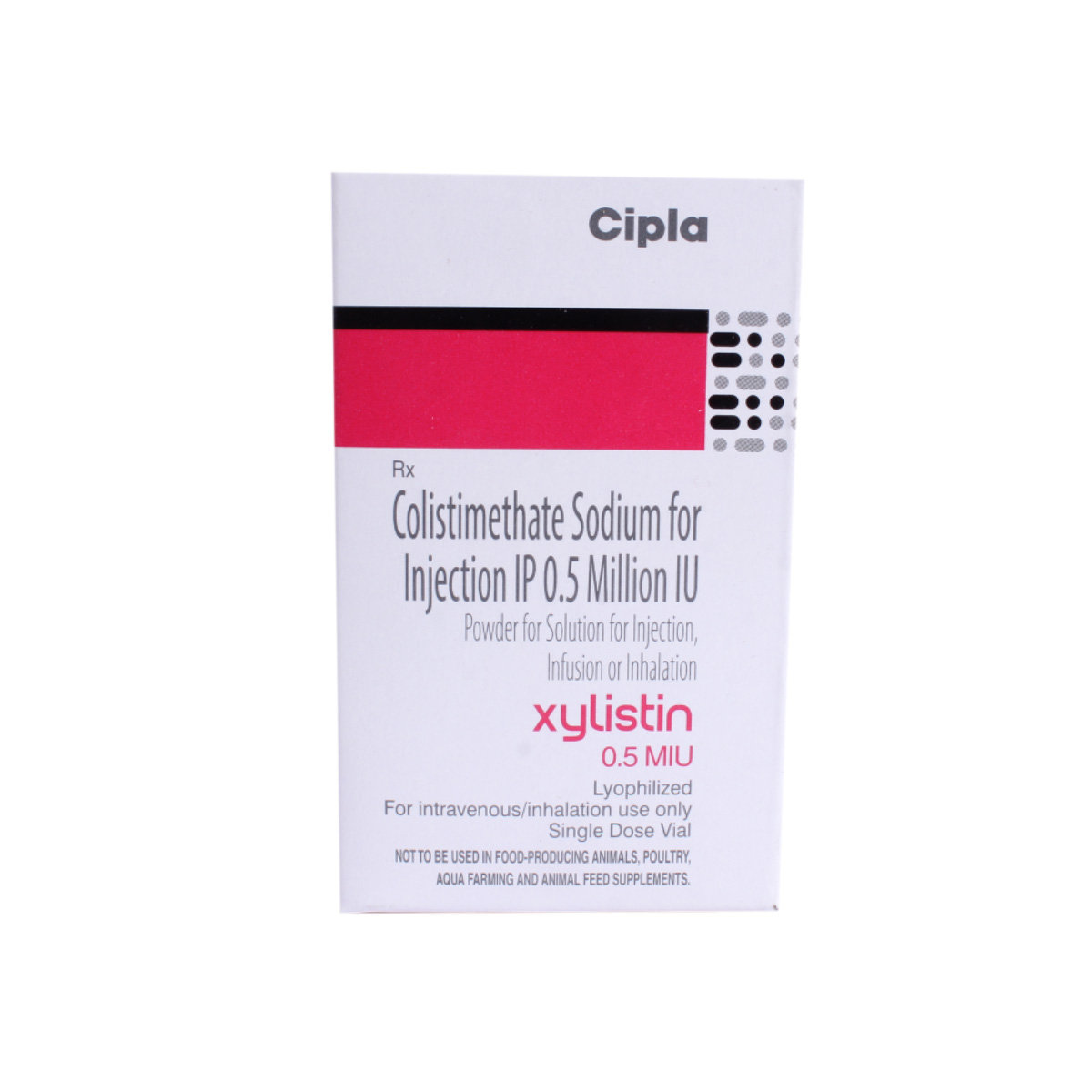 Xylistin 0.5MIU Injection 10 ml, Pack of 1 Injection Xylistin 0.5MIU Injection 10 ml, Pack of 1 Injection