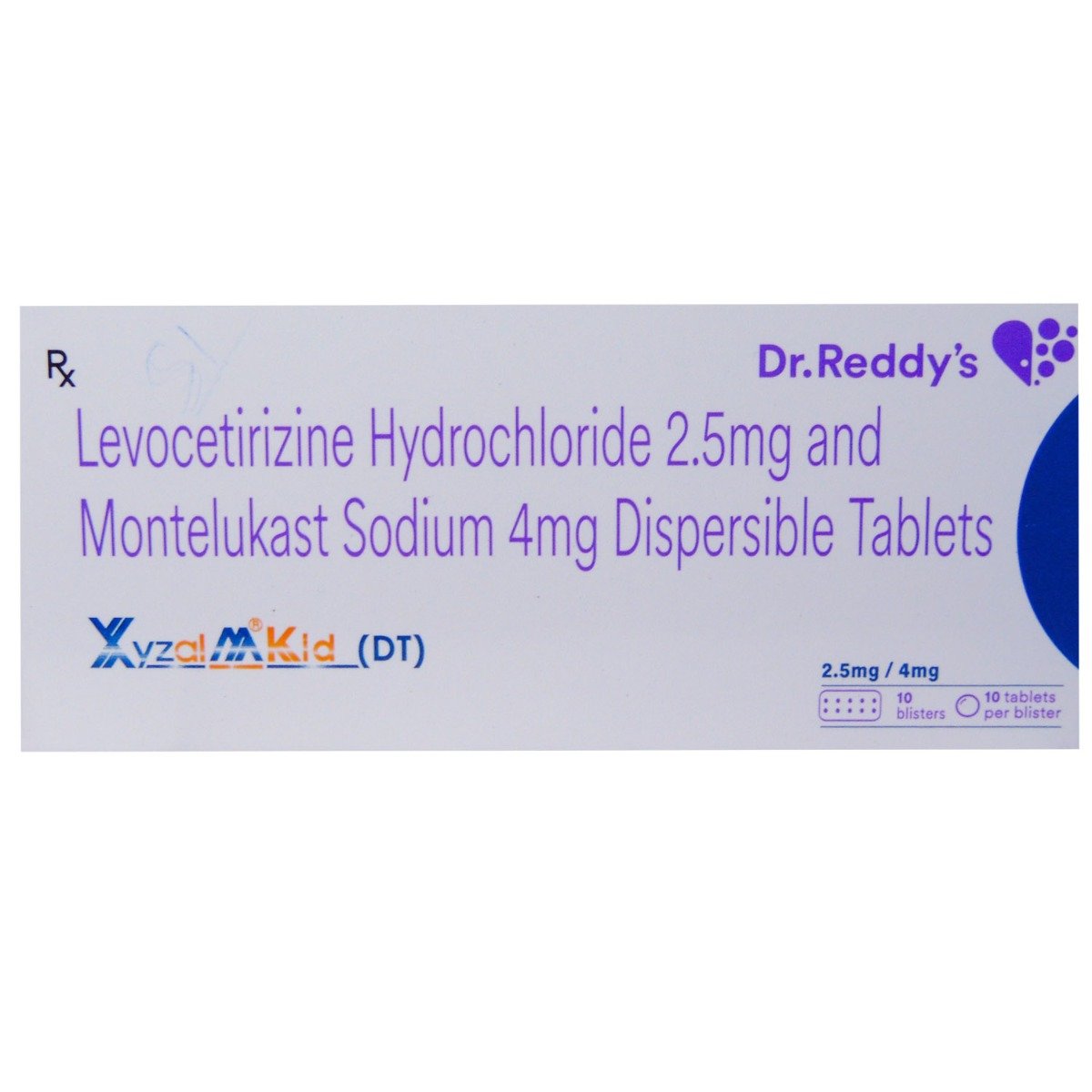 Xyzal M Kid DT Tablet 10's, Pack of 10 TABLETS Xyzal M Kid DT Tablet 10's, Pack of 10 TABLETS