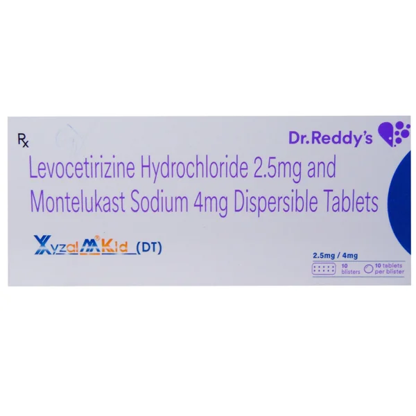 Xyzal M Kid DT Tablet 10's