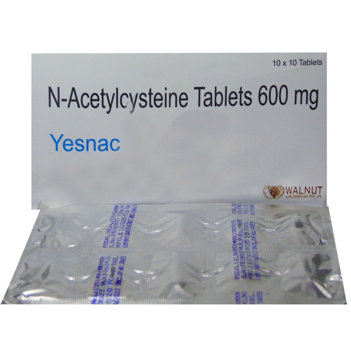 Yesnac 600 mg Tablet 10's, Pack of 10 TABLETS Yesnac 600 mg Tablet 10's, Pack of 10 TABLETS