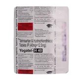Yogatel-H 40 Tablet 15'S, Pack of 15 TabletS