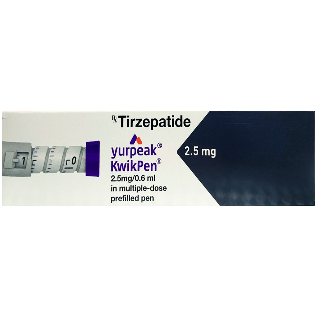 Yurpeak 2.5 mg/0.6ml Kwikpen, Pack of 1 Yurpeak 2.5 mg/0.6ml Kwikpen, Pack of 1