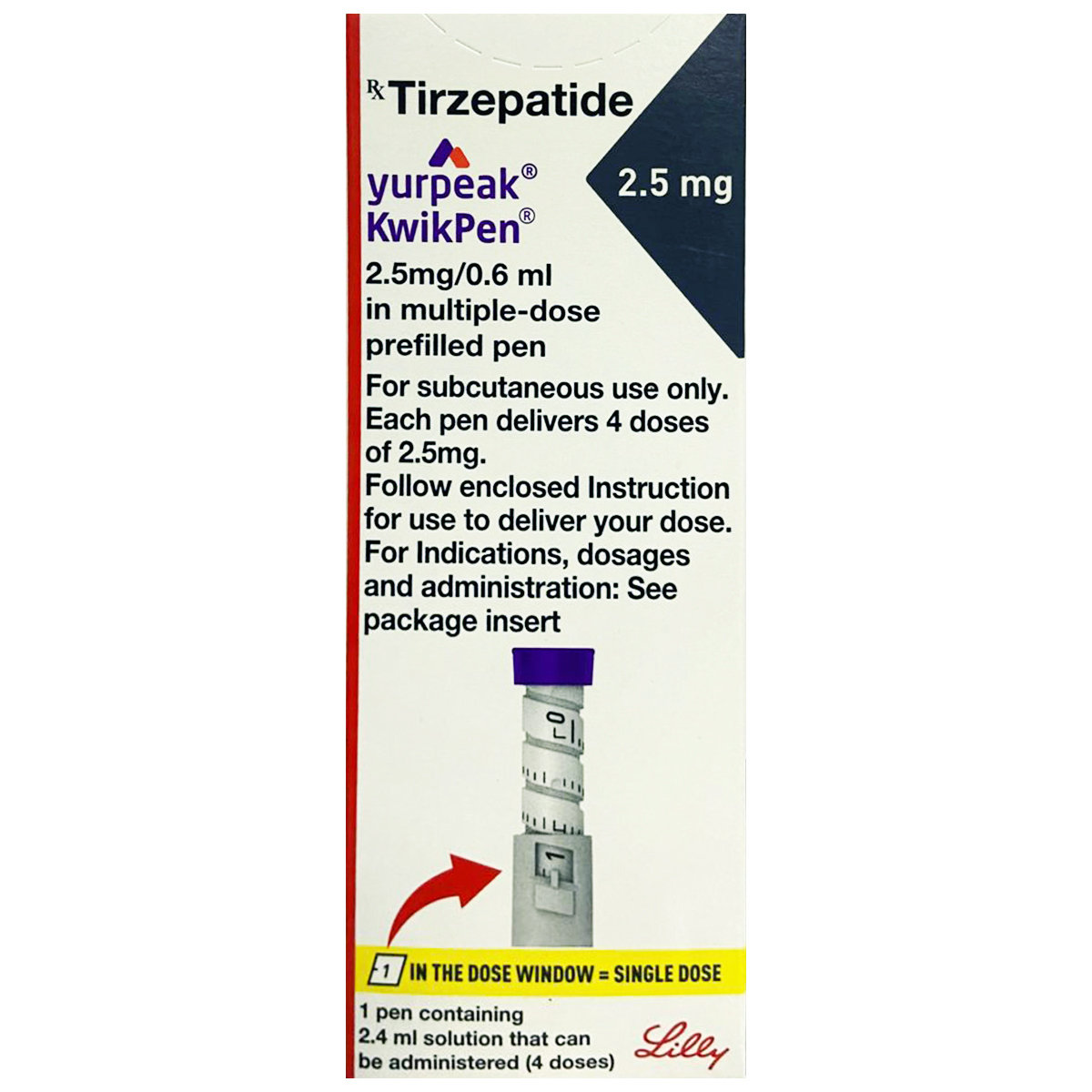 Buy Yurpeak 2.5 mg/0.6ml Kwikpen Online