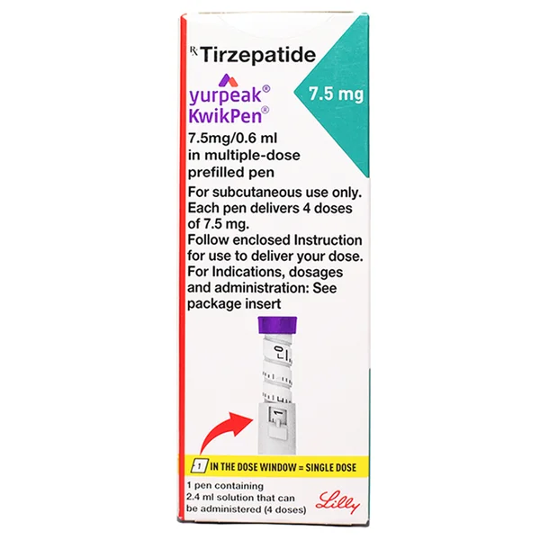 Yurpeak Kwikpen 7.5 mg Prefilled Pen Injection 0.6 ml