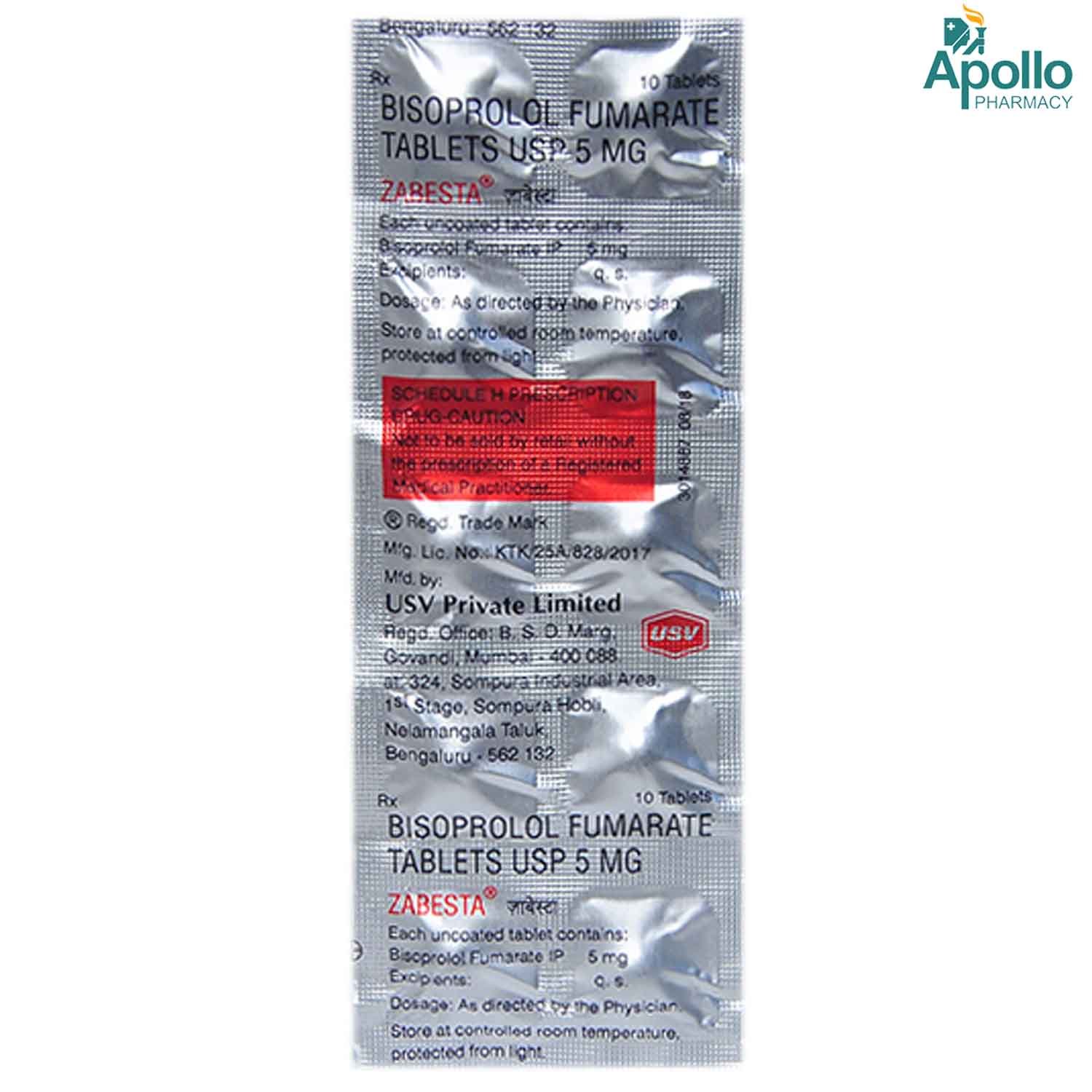 Zabesta Tablet 10's, Pack of 10 TABLETS Zabesta Tablet 10's, Pack of 10 TABLETS