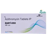 Zady-250 Tablet 10's, Pack of 10 TABLETS