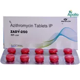 Zady-250 Tablet 10's, Pack of 10 TABLETS