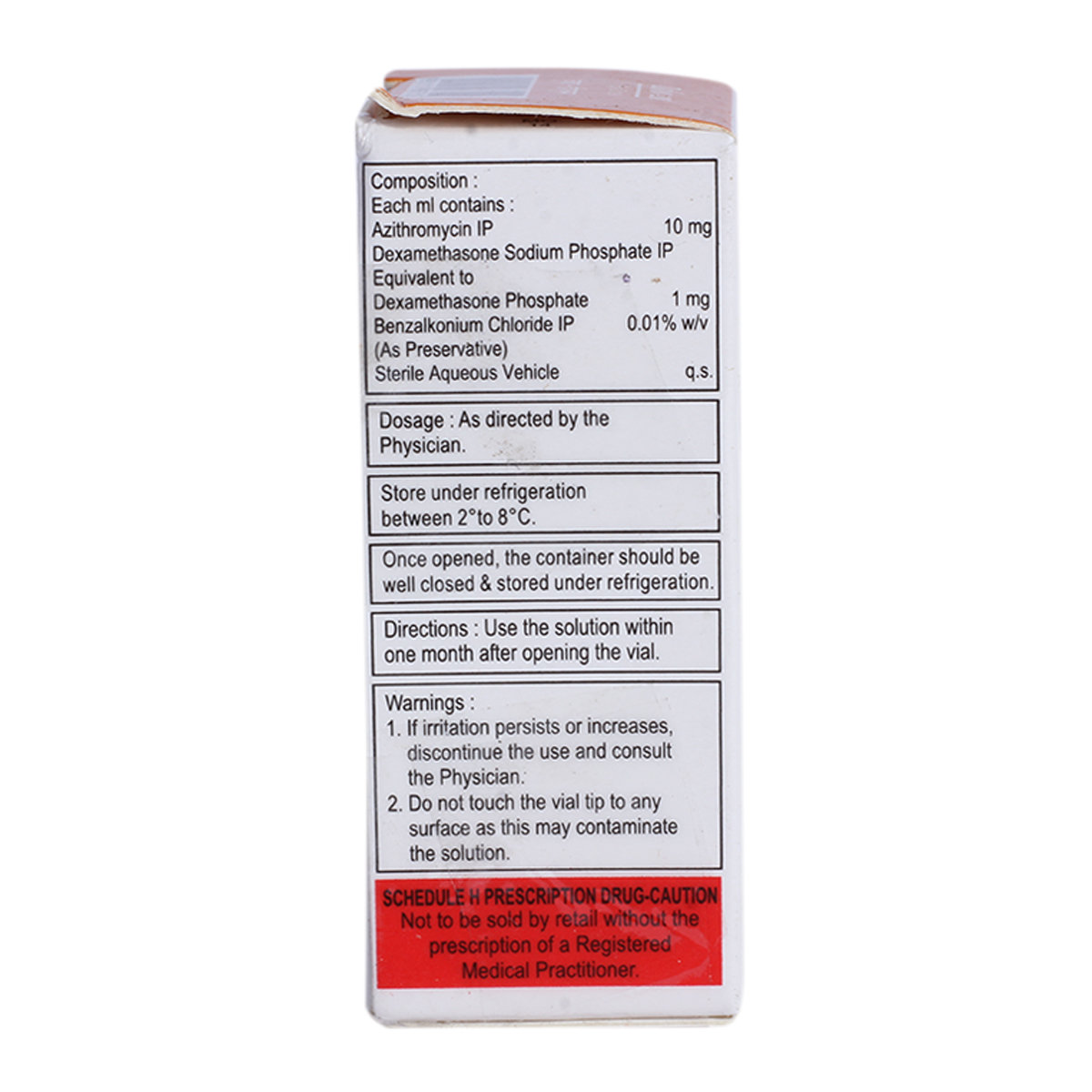 Zaha-Dx Eye Drops 5ml, Pack of 1 Zaha-Dx Eye Drops 5ml, Pack of 1