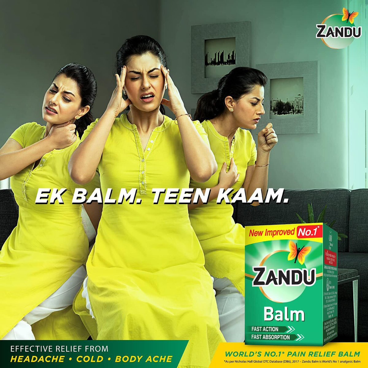 Zandu Balm, 50 ml, Pack of 1 Zandu Balm, 50 ml, Pack of 1