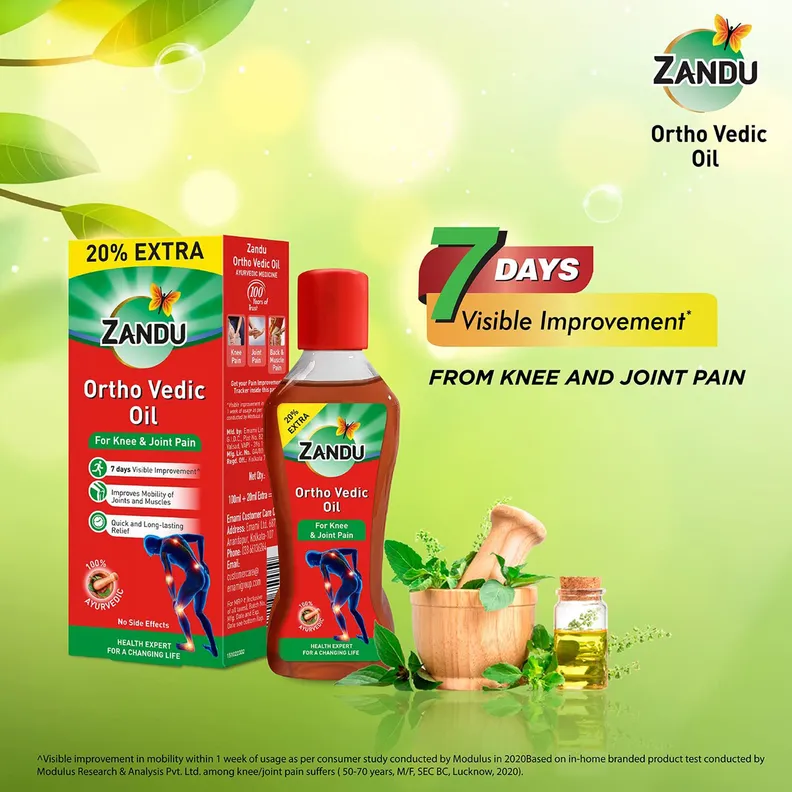 Zandu Ortho Vedic Oil 100Ml