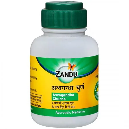 Zandu Asvagandha Churna, 60 gm
