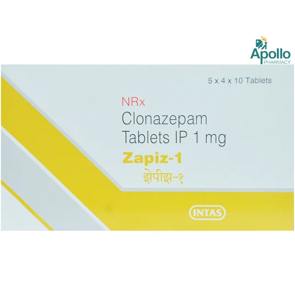 ZAPIZ 1 MG TABLET 10's, Pack of 10 TABLETS