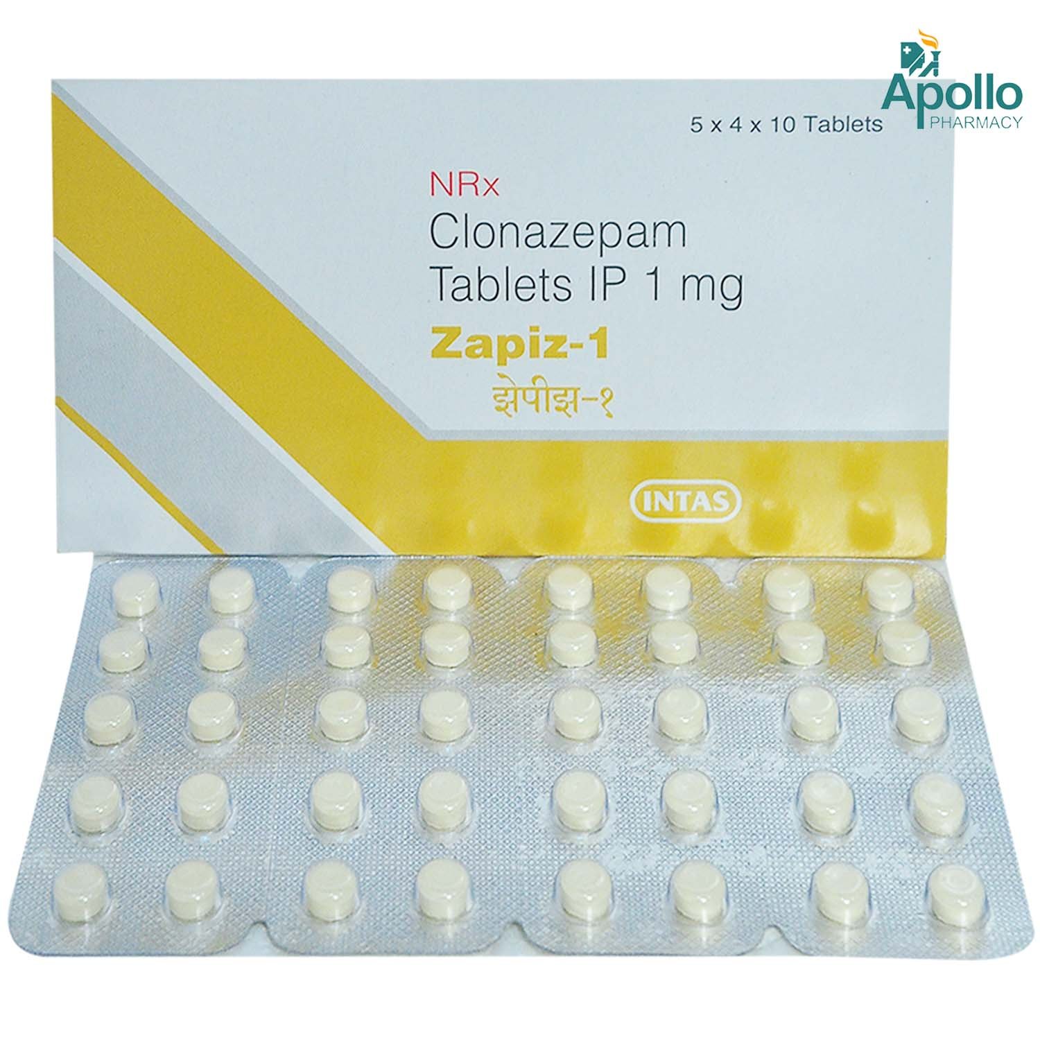 ZAPIZ 1 MG TABLET 10's, Pack of 10 TABLETS ZAPIZ 1 MG TABLET 10's, Pack of 10 TABLETS