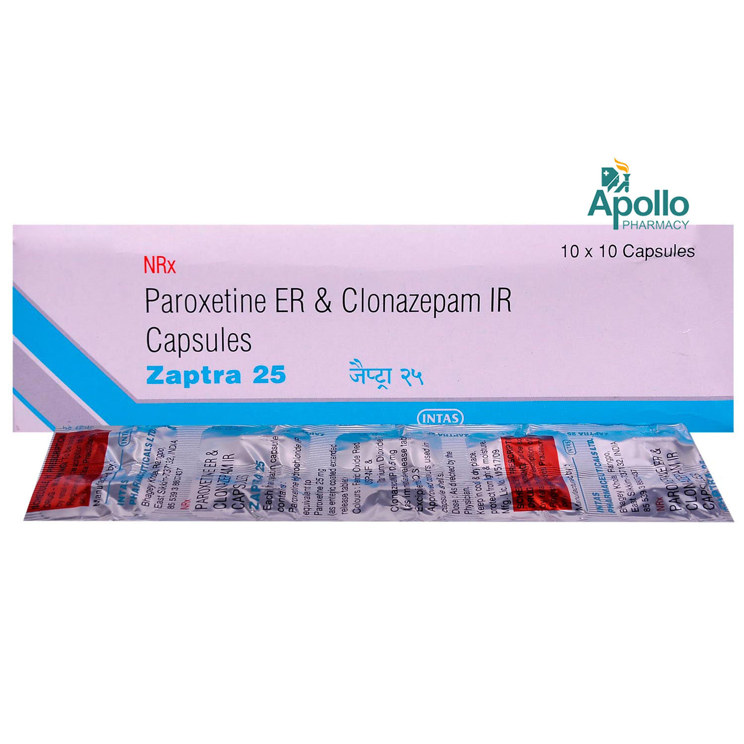 Zaptra 25 Capsule 10's, Pack of 10 CAPSULES Zaptra 25 Capsule 10's, Pack of 10 CAPSULES