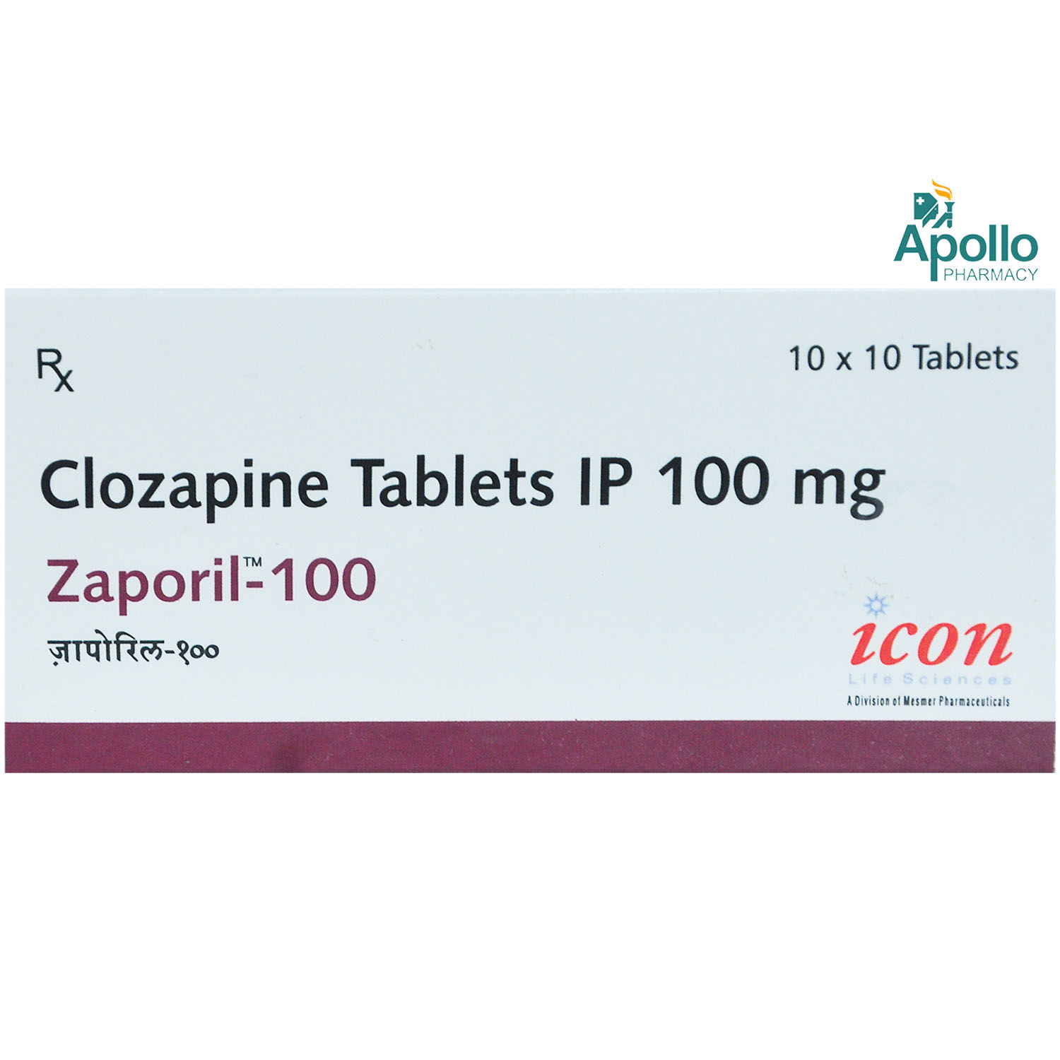 Buy Zaporil 100 Tablet 10's Online