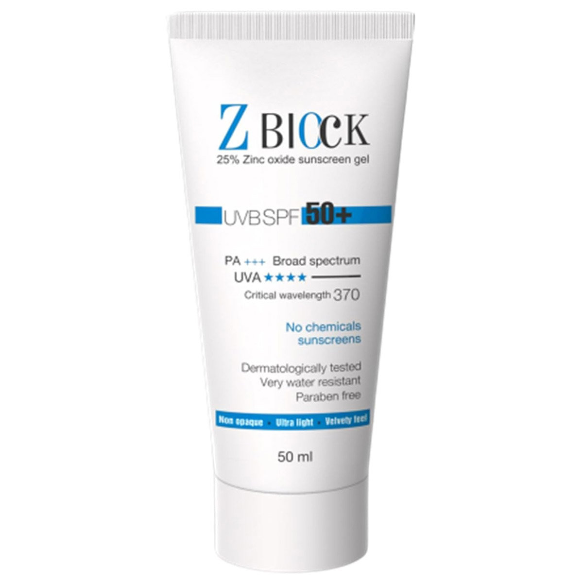 Z Block Sunscreen Gel, 50 ml, Pack of 1 Gel Z Block Sunscreen Gel, 50 ml, Pack of 1 Gel