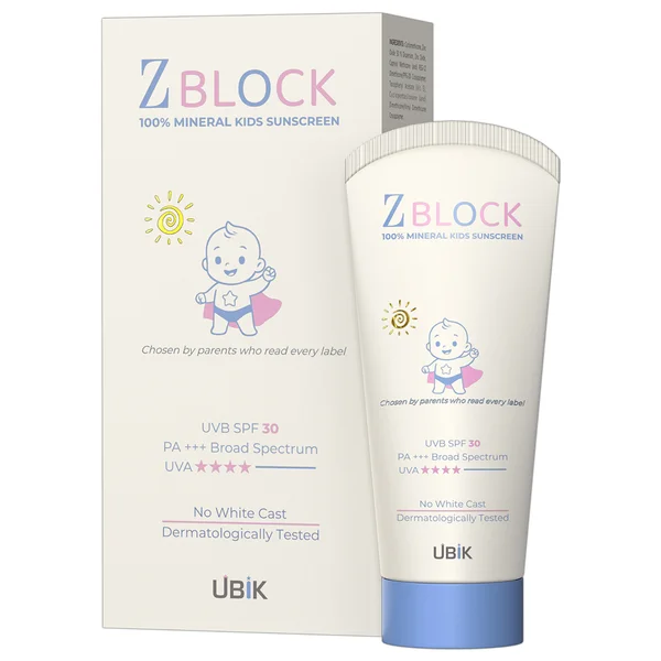 Z Block 100% Mineral SPF 30 Kids Sunscreen, 50 gm