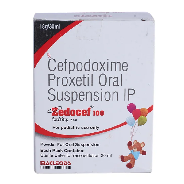 Zedocef 100 Syrup 30 ml, Pack of 1 Liquid