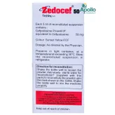 Zedocef 50 mg Syrup 30 ml, Pack of 1 SYRUP