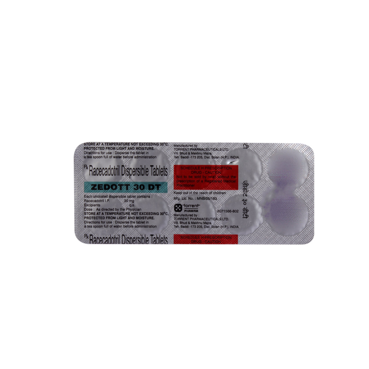 Zedott 30 DT Tablet 10's, Pack of 10 TABLETS Zedott 30 DT Tablet 10's, Pack of 10 TABLETS