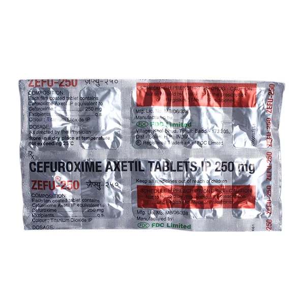 Zefu 250 Tablet 10's