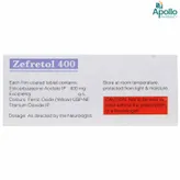 Zefretol 400 Tablet 10's, Pack of 10 TABLETS