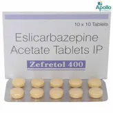 Zefretol 400 Tablet 10's, Pack of 10 TABLETS